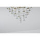 Canada LED 16 inch Gold Semi Flush Mount Ceiling Light
